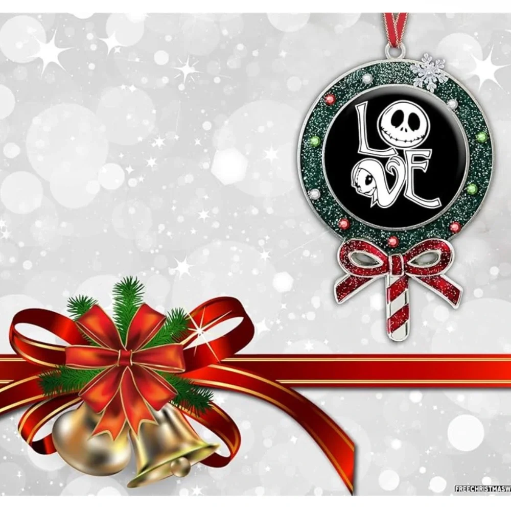 Disney Jack & Sally “LOVE” Lollipop Ornament - NWT